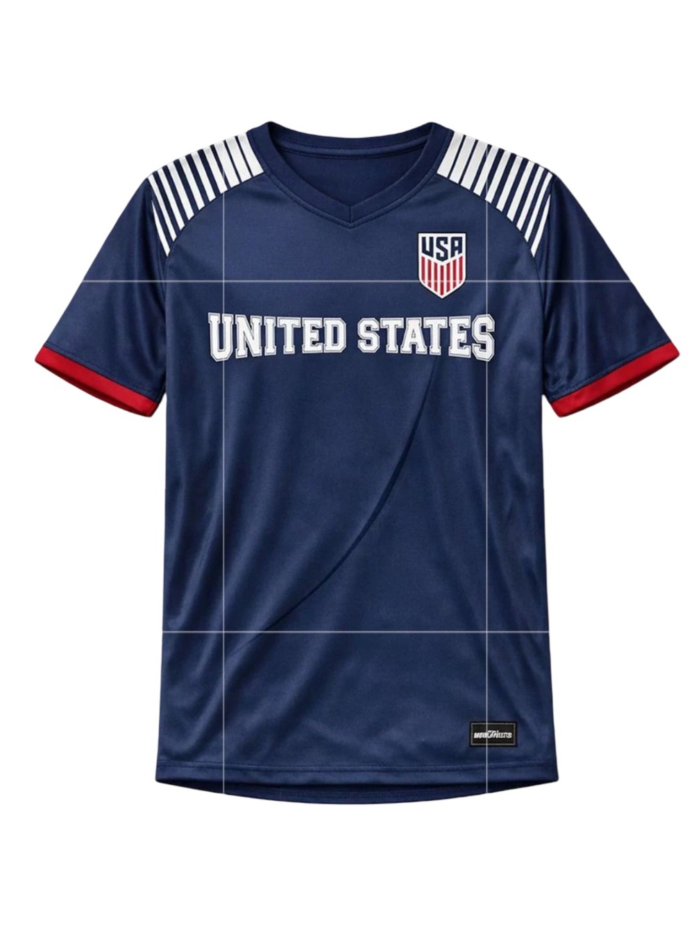 NWT USA Soccer Navy United States Performance Jersey Size Large